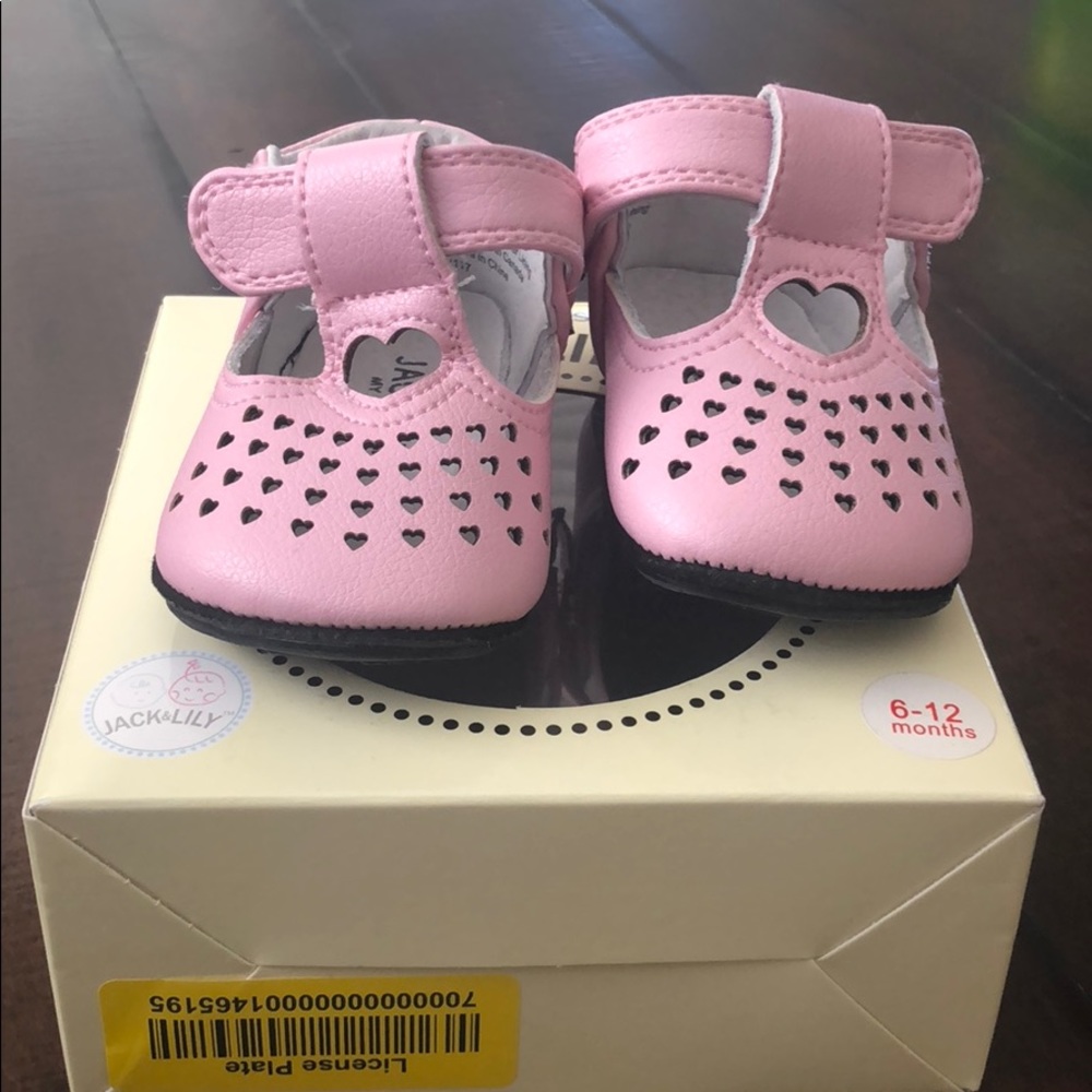 Brand new! Jack and Lily Mocasins 6-12 months
